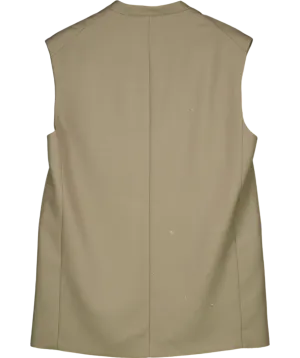 Arket Green / Grey Tailored Waistcoat UK 8