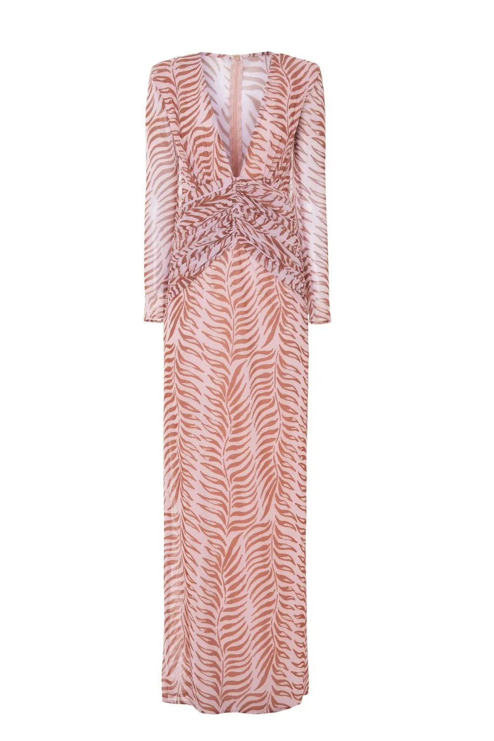 BOTANIC RETRO TULLE MAXI DRESS