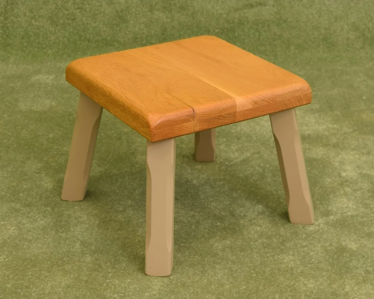Dutch Painted Nest of 3 Tables