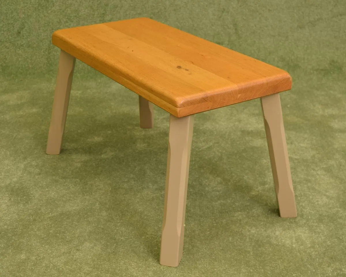 Dutch Painted Nest of 3 Tables