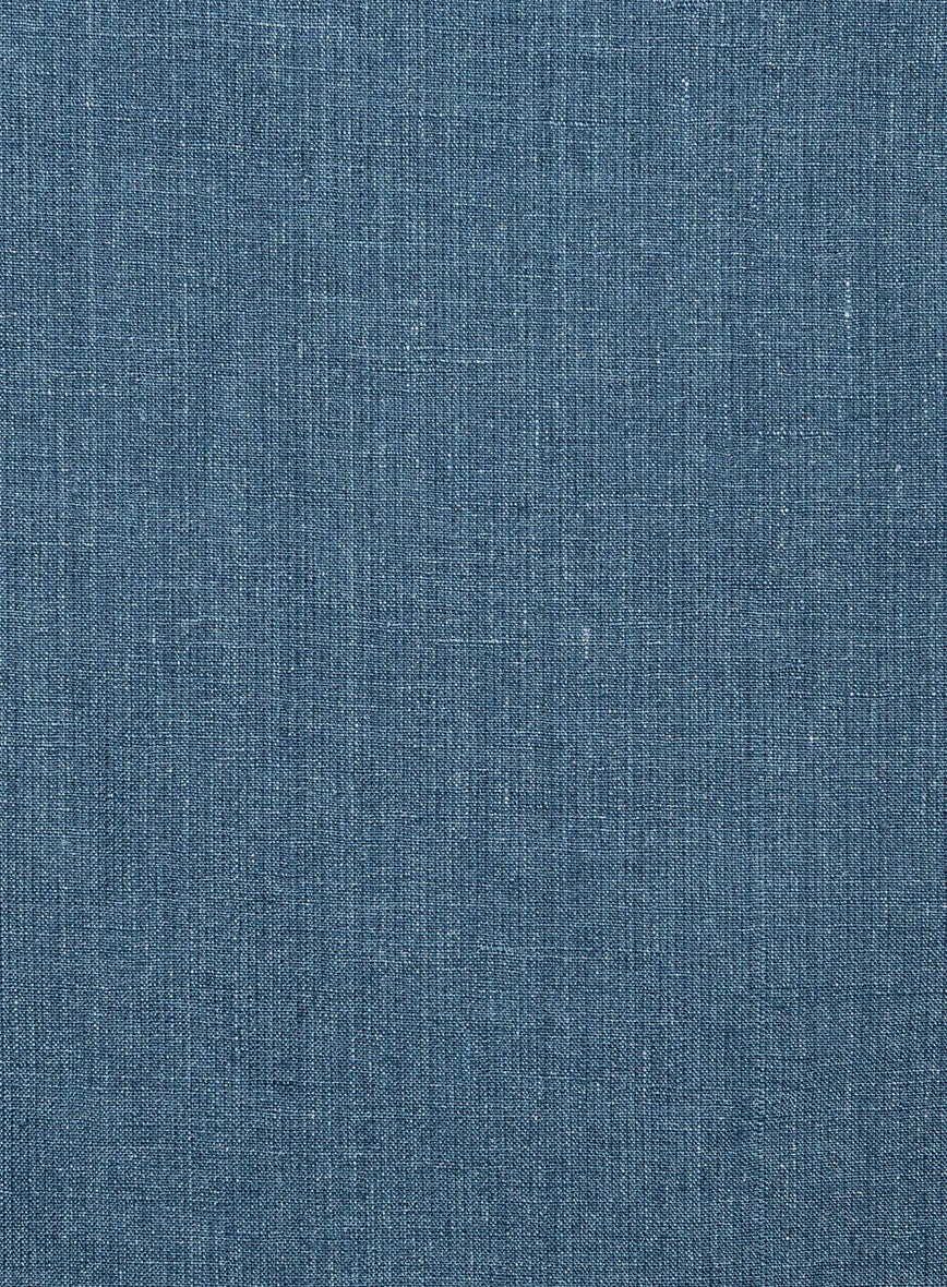 Indigo Blue Linen Pants