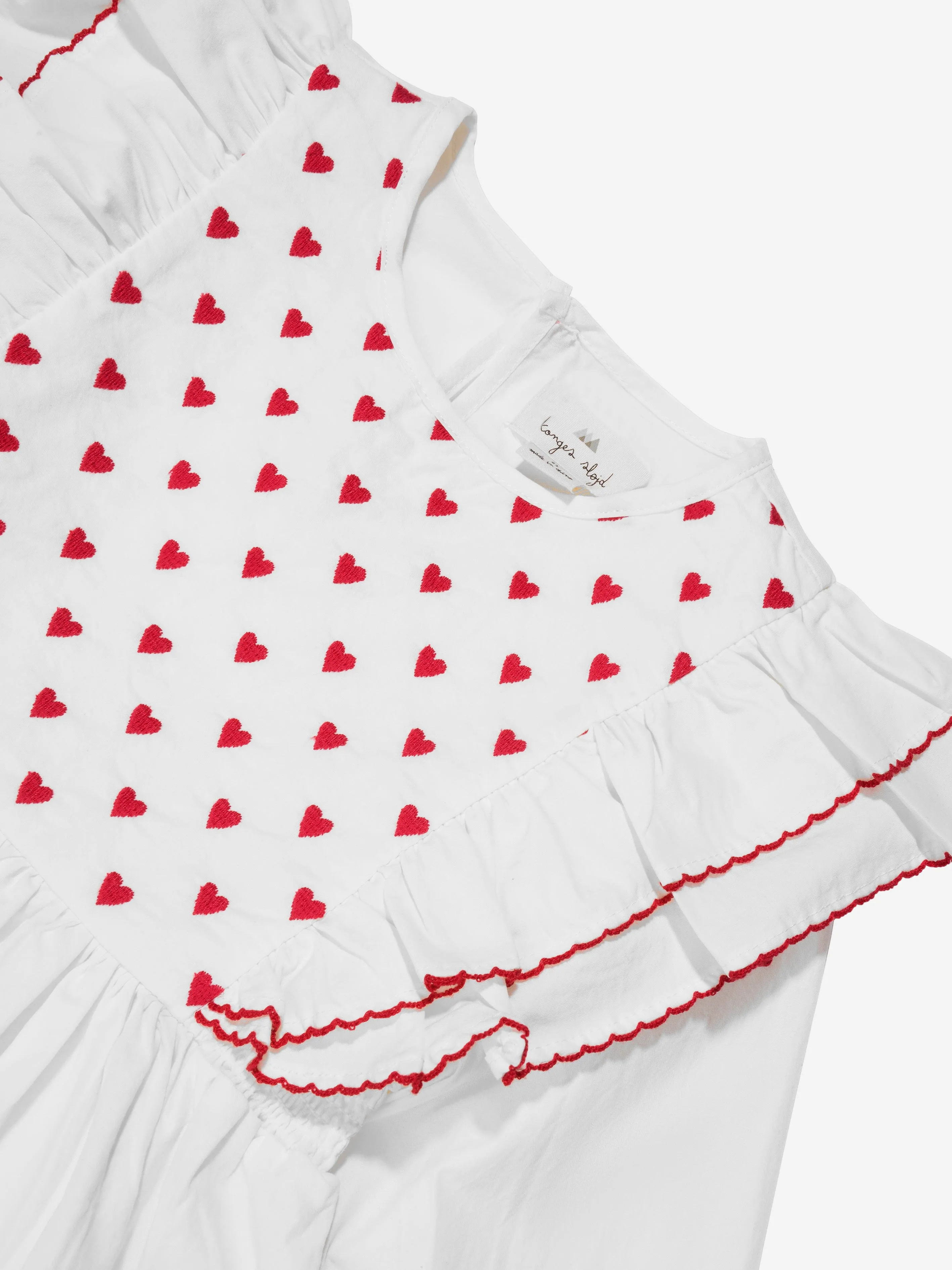 Konges Sløjd Girls Organic Cotton Heart Dress