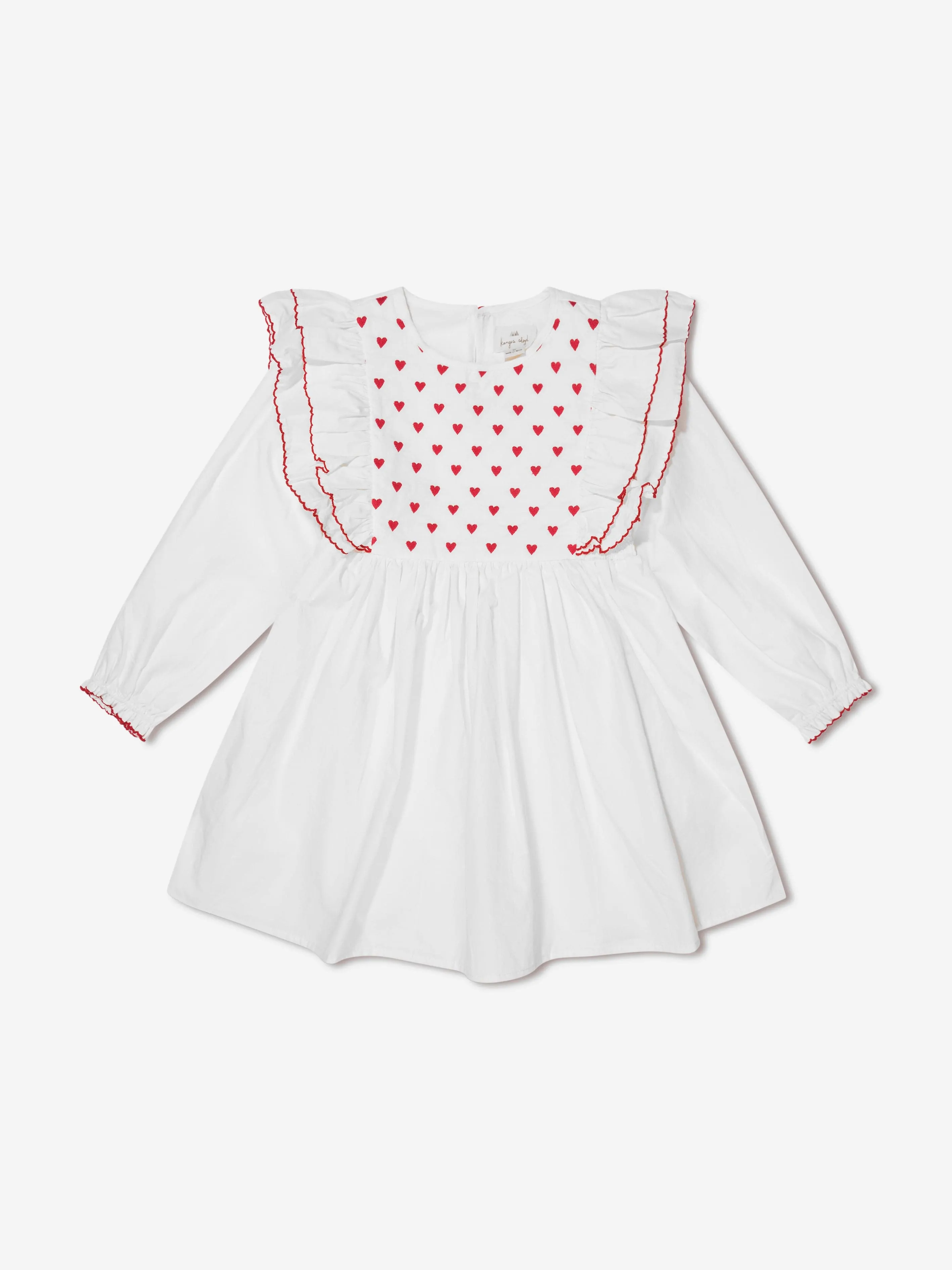 Konges Sløjd Girls Organic Cotton Heart Dress