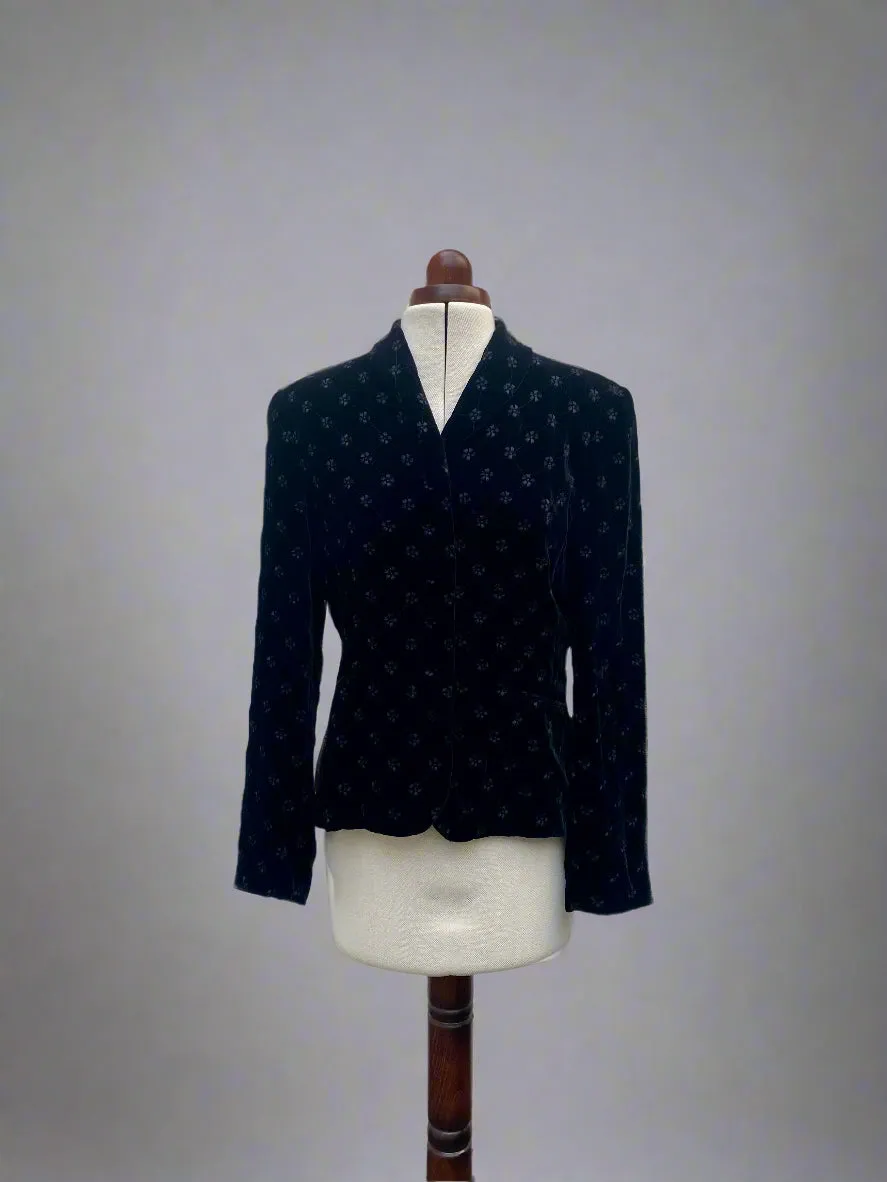 LAURA ASHLEY Velvet Jacket UK12-14