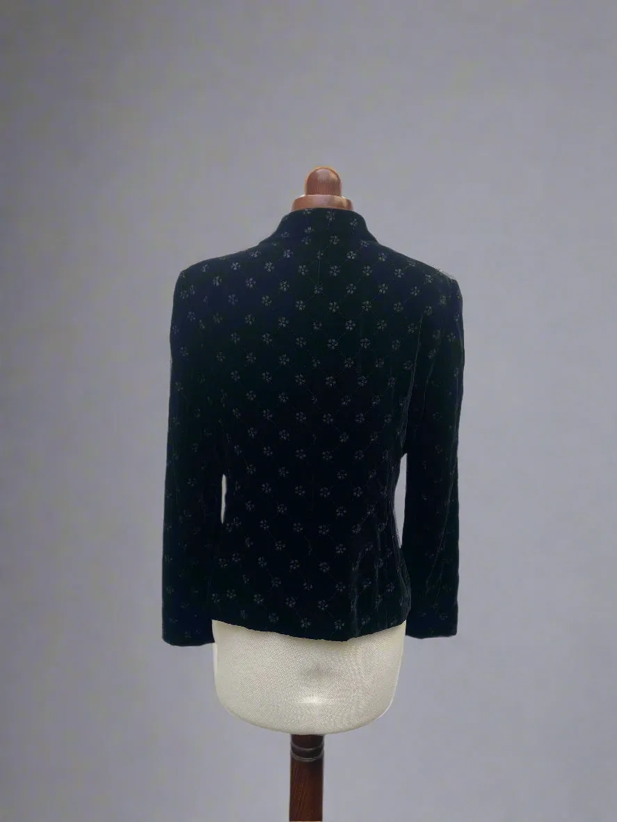LAURA ASHLEY Velvet Jacket UK12-14