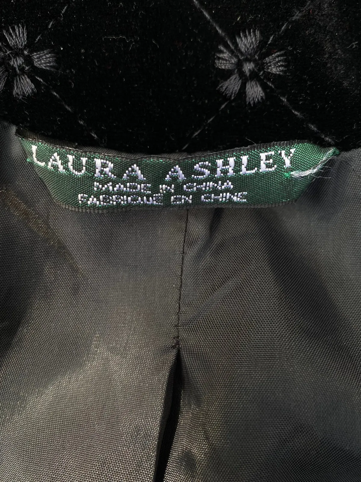 LAURA ASHLEY Velvet Jacket UK12-14