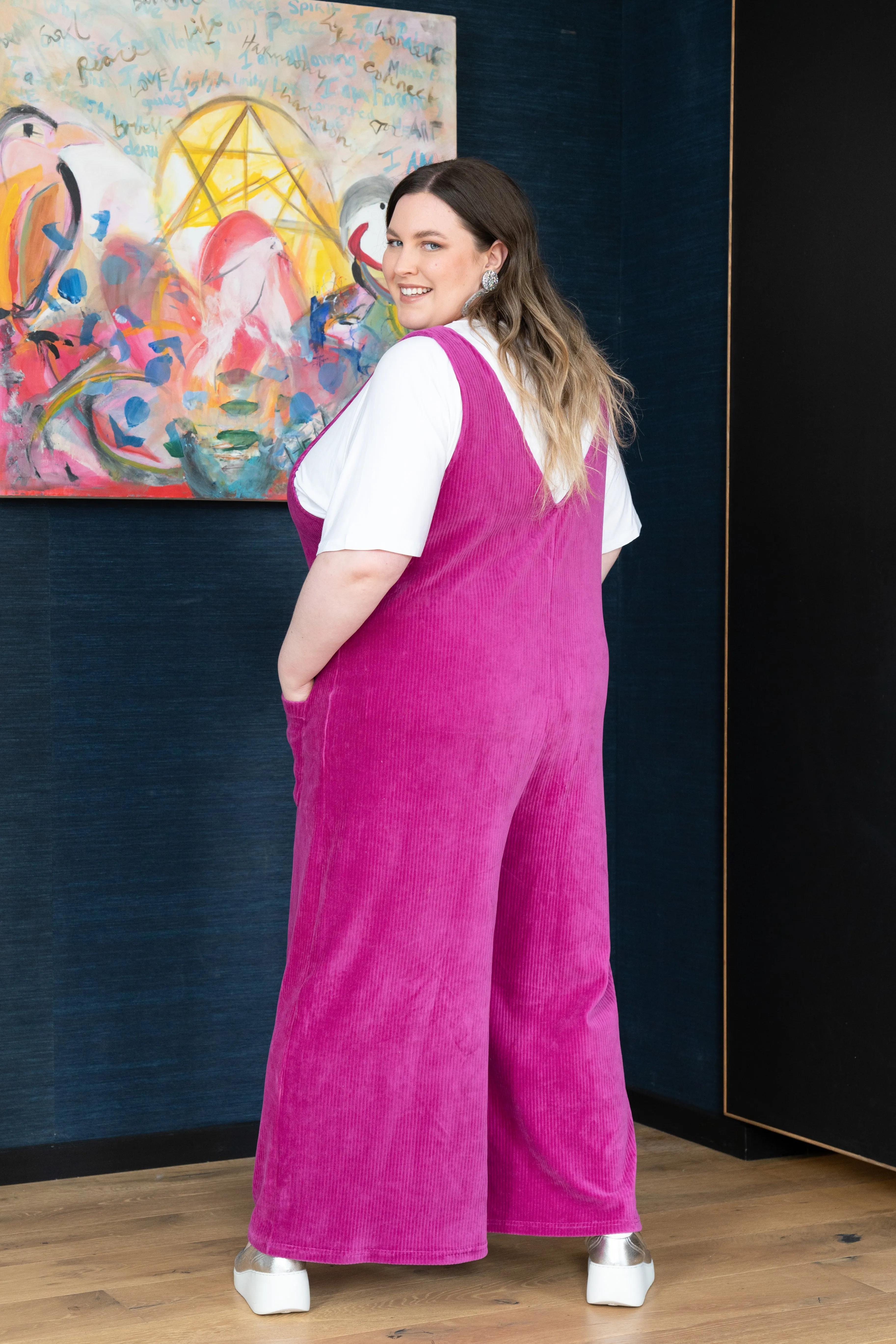 'LOLA' Overalls - Violet