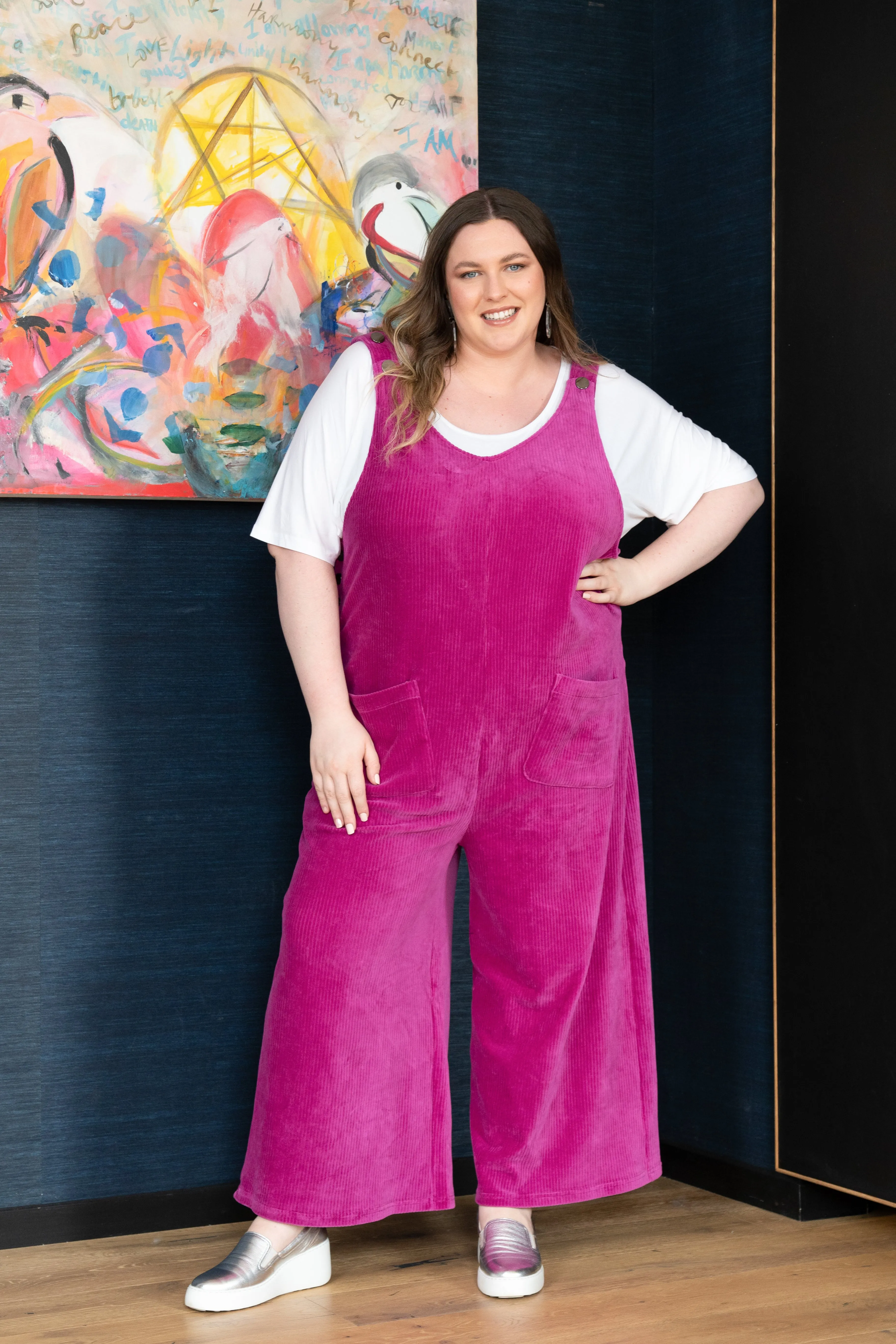 'LOLA' Overalls - Violet
