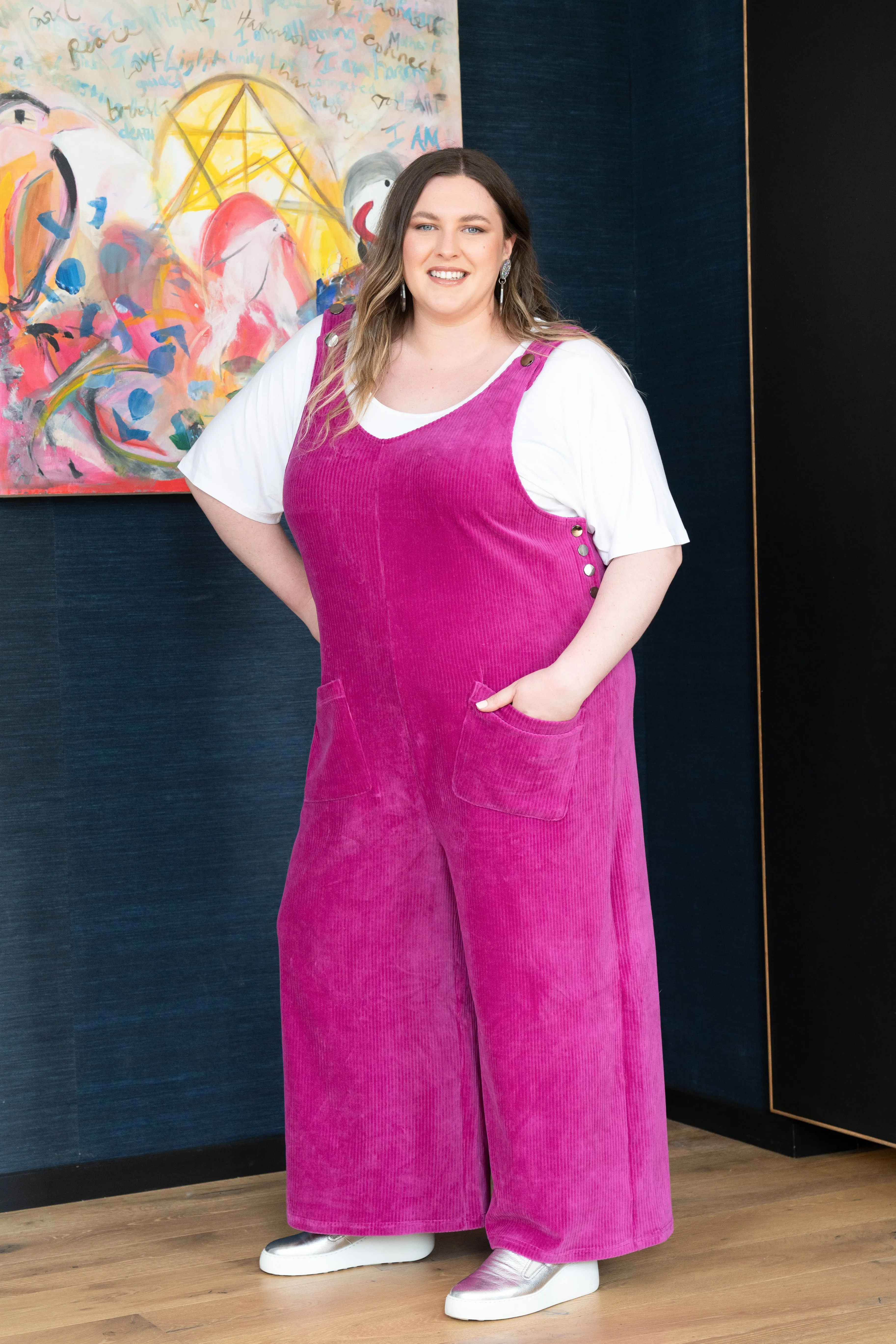 'LOLA' Overalls - Violet