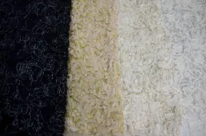 Metallic Enchanted Lace Fabric | Enchanted Sheer Embroidery | 52" Wide | Patina Sheer Lace | Blissful Sheer Lace |