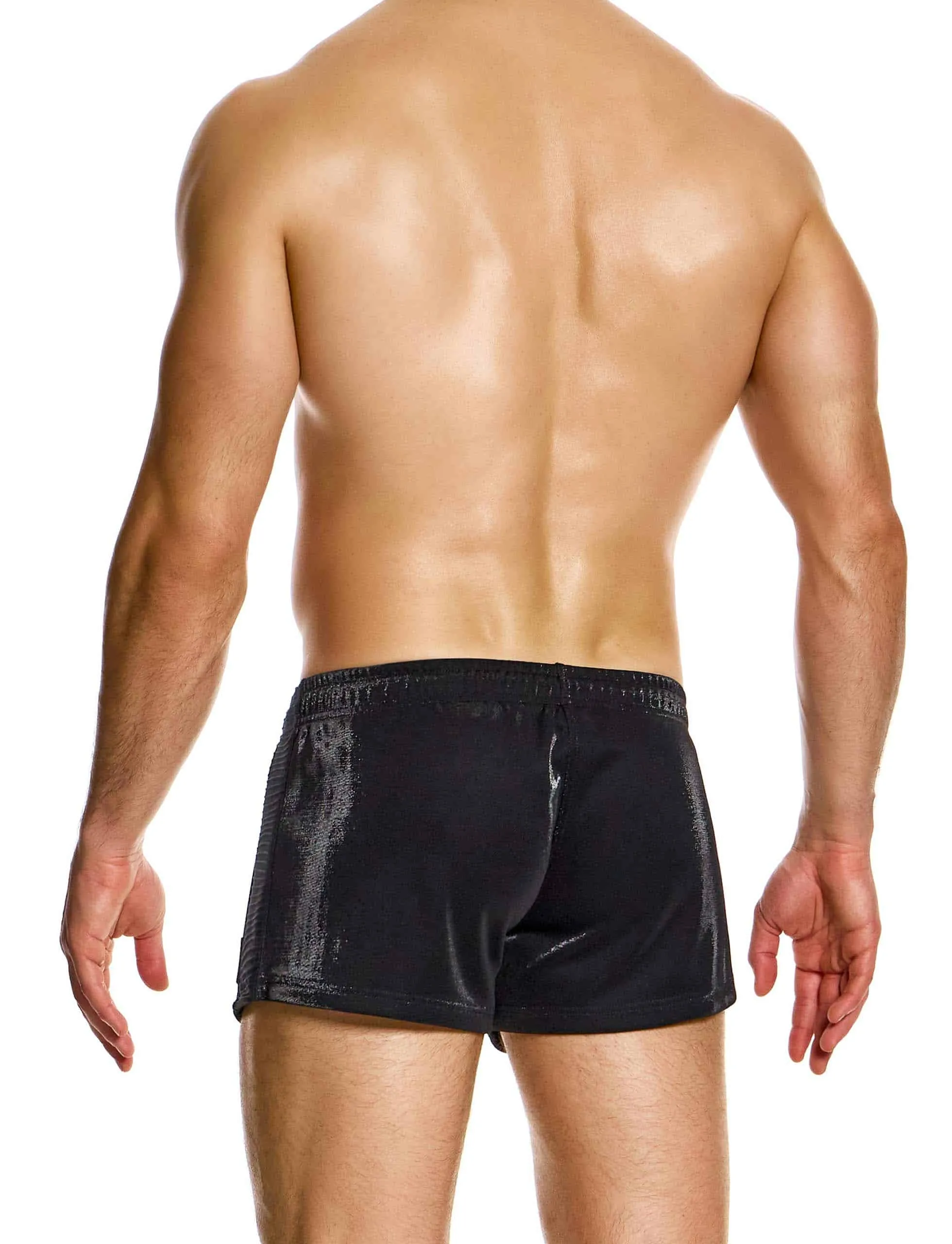 Modus Vivendi Curved 80s Shorts Black