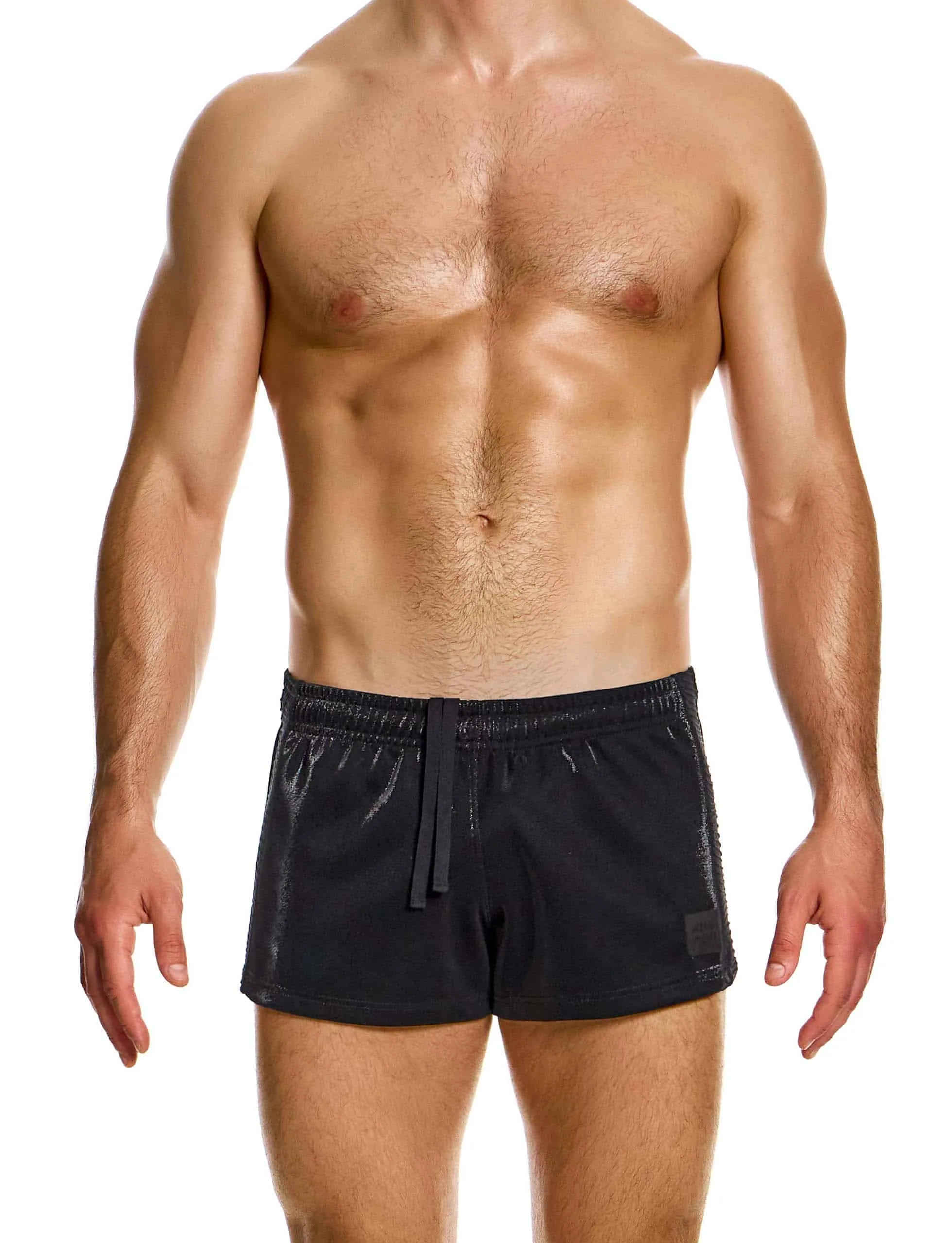 Modus Vivendi Curved 80s Shorts Black