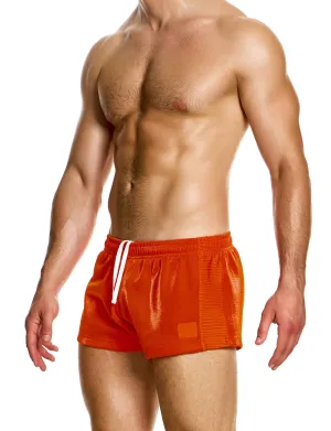 Modus Vivendi Curved 80s Shorts Orange