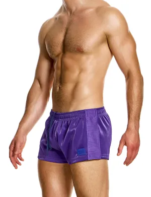 Modus Vivendi Curved 80s Shorts Purple