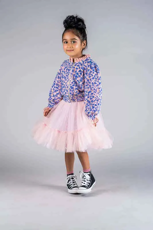 Rock Your Kid Pink Triangle Sequin Jacket
