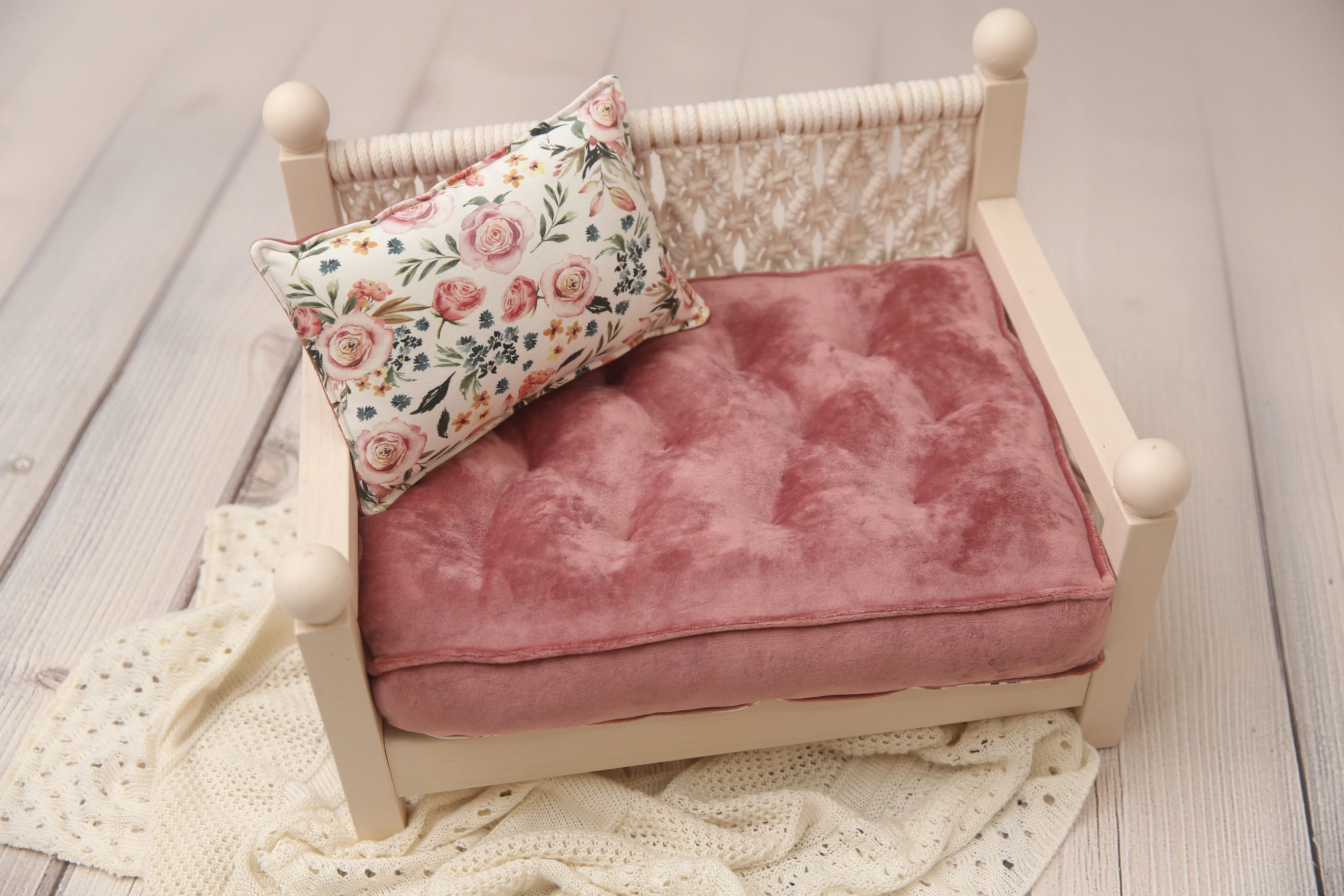 Roses REVERSIBLE 2 Color Mattress/Pillow Set- MADE TO ORDER