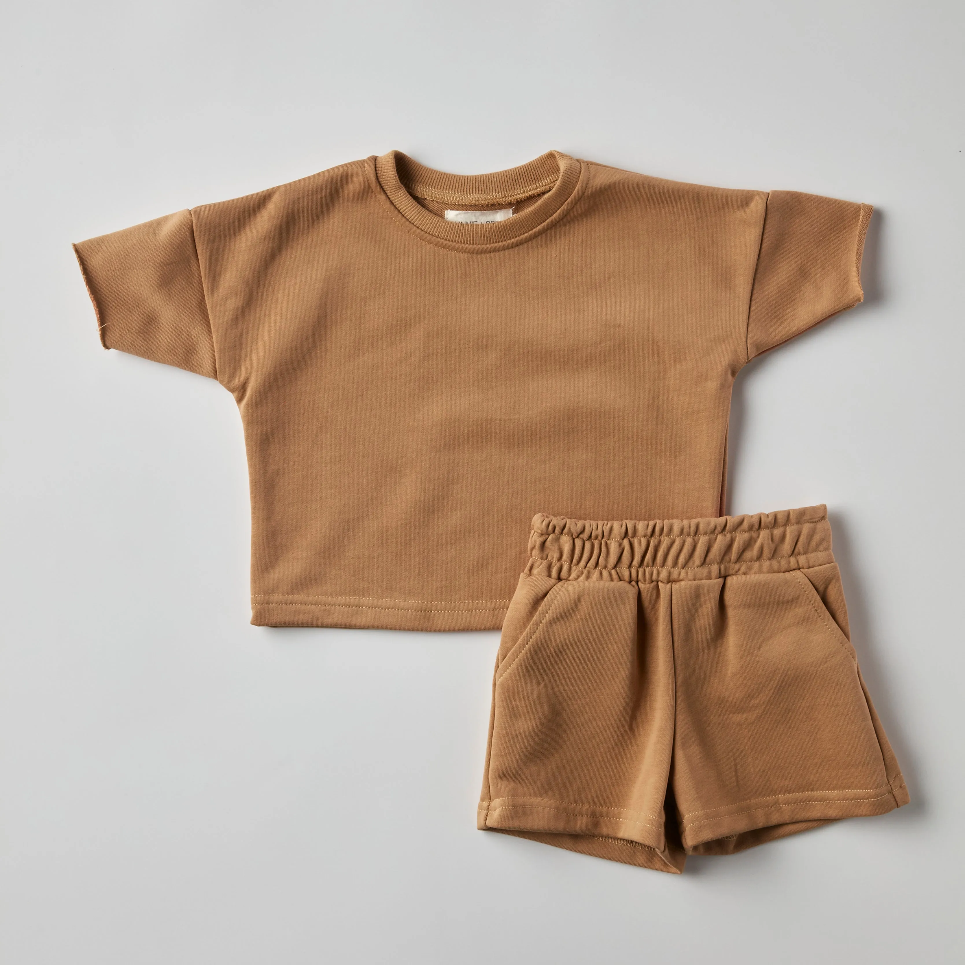 Scout Short Set in Brown