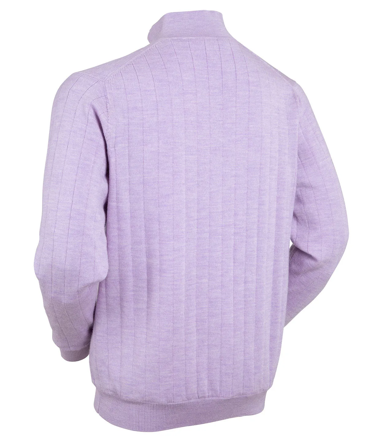 Signature Merino Quarter-Zip Mock Neck Sweater