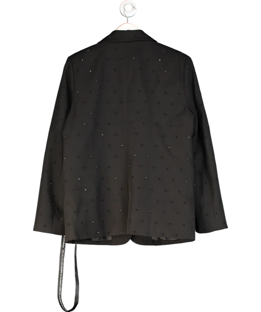 SLA the label Black Embellished Harper Blazer UK M