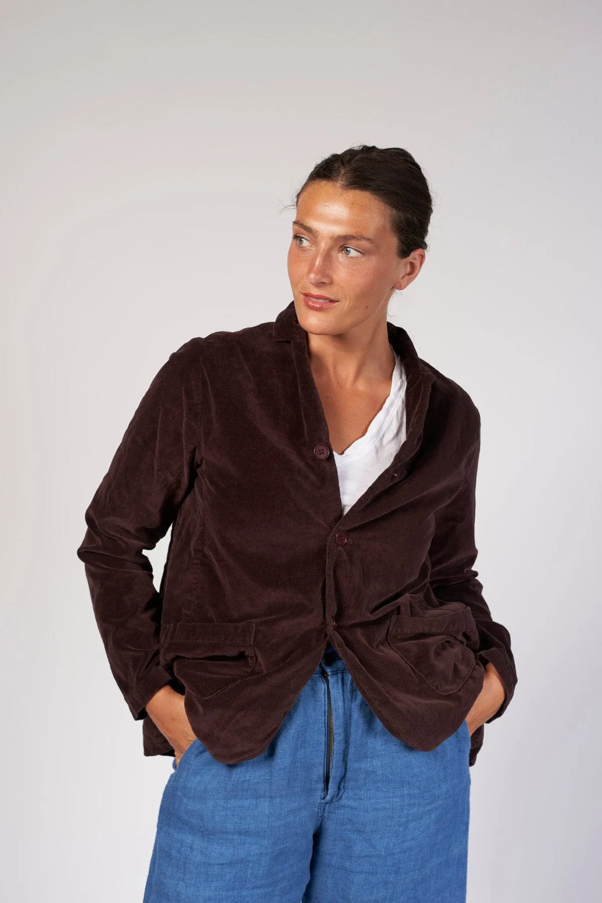 Tessa Jacket - Cotton Velvet