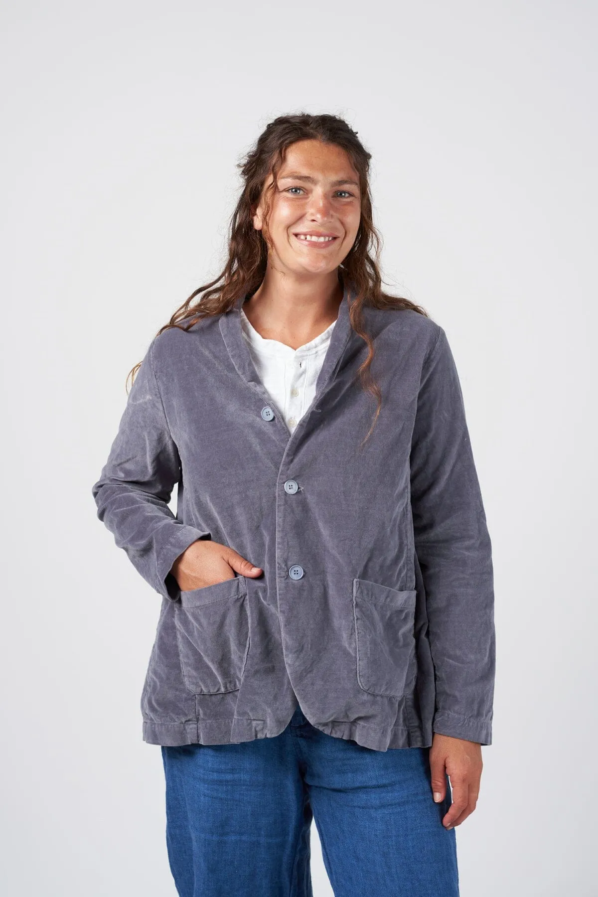 Tessa Jacket - Cotton Velvet
