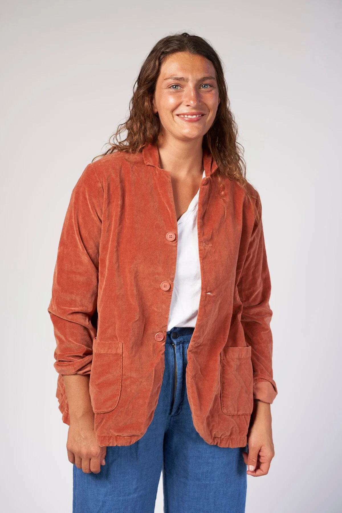 Tessa Jacket - Cotton Velvet