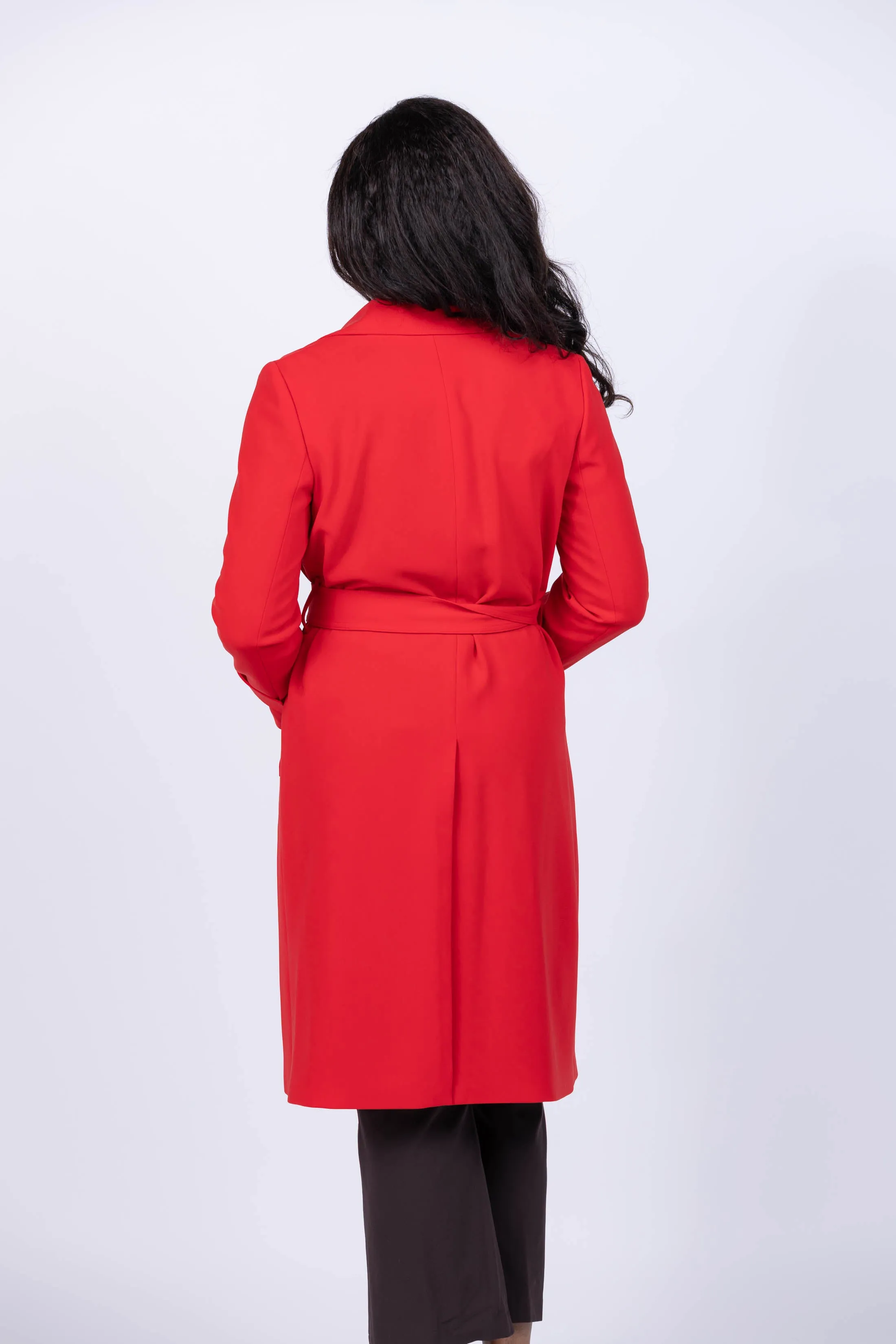 Theory Oaklane Coat in Geranium
