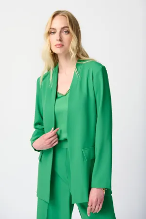 Woven Straight Blazer